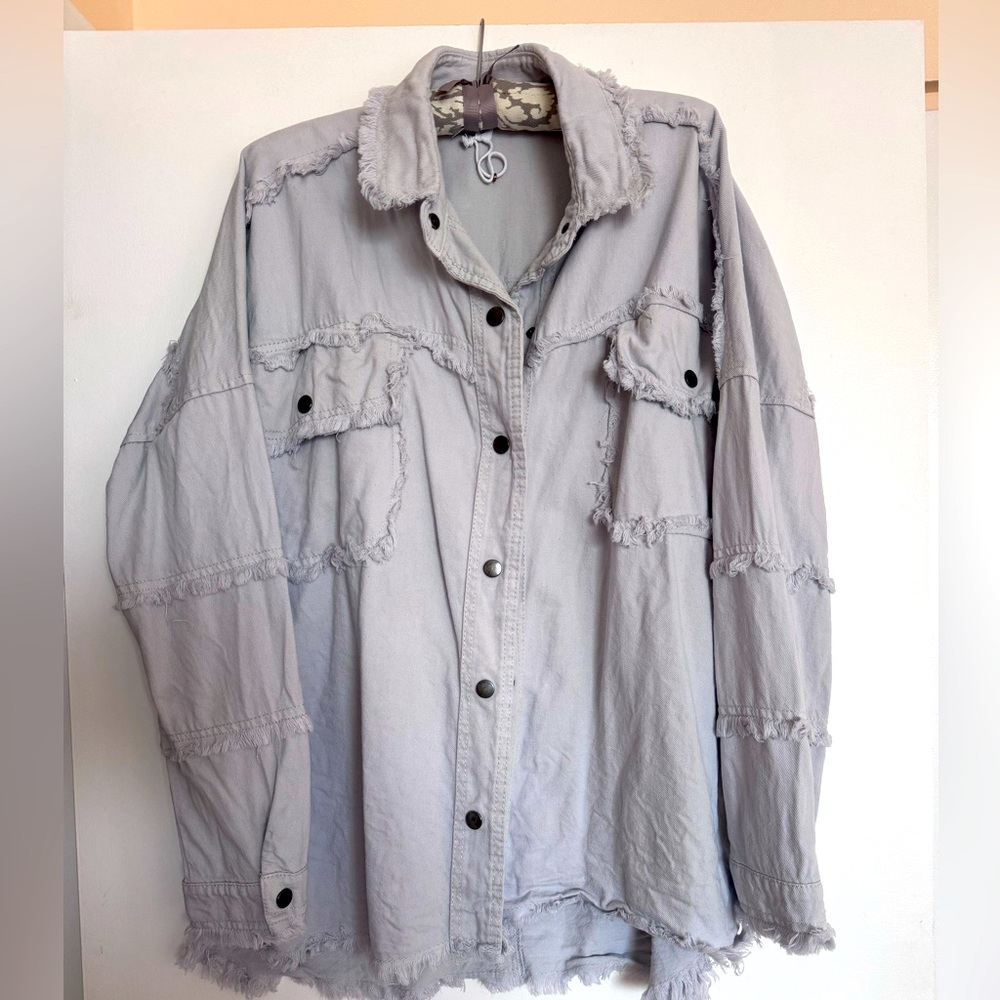 Frayed Edge Gray Jacket. Perfect condition M